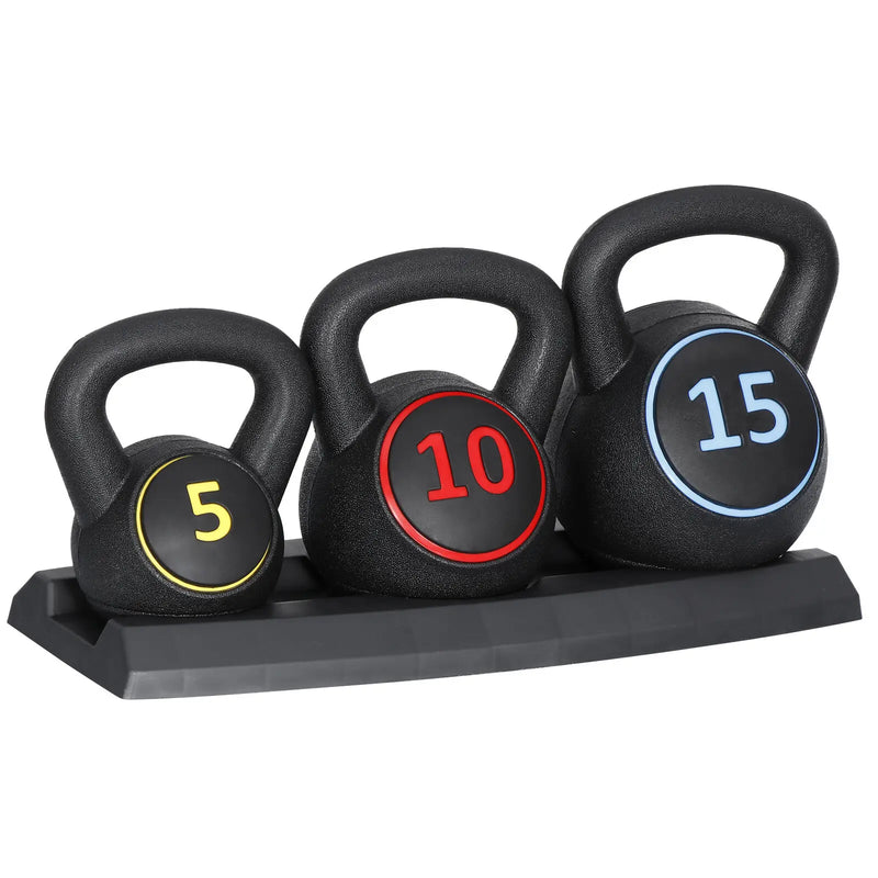 3-Piece Kettlebell Set 