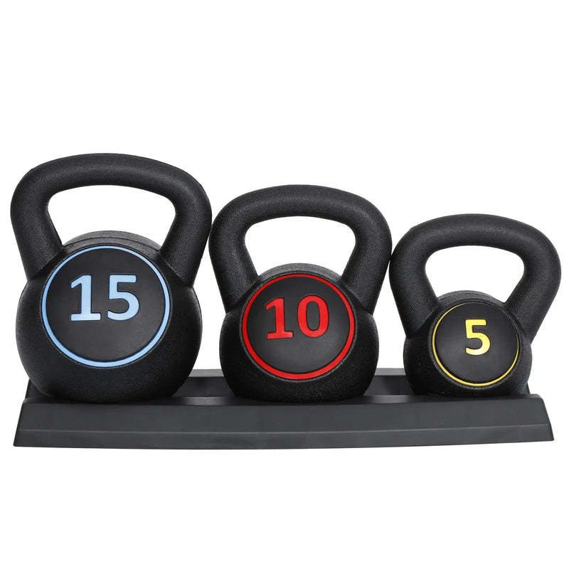 3-Piece Kettlebell Set 