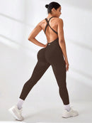 SculptCross™ One-Piece Workout Jumpsuit